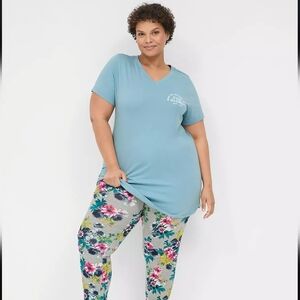 Cacique Floral Pajama Set